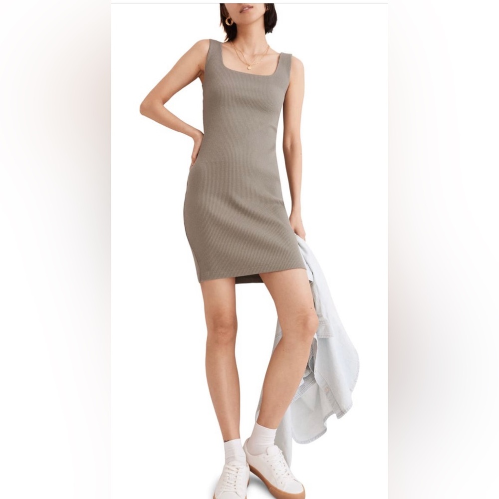 Madewell Rib Knit Body-Con Minidress